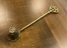 Vintage Solid Brass Ornate Candle Snuffer, Victorian, Farmhouse, Cottage Core picture