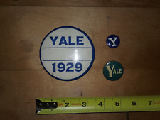 Lot of 3 Yale University Vintage Pinbacks.  VGC picture