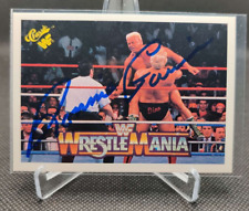 1990 Classic WWF Wrestlemania #84 Rugged Ronnie Garvin Auto Autograph wrestling picture
