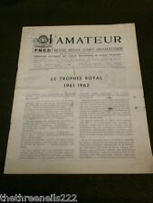 THEATRE - L'AMATEUR #84 - 1962 - AMATEUR POETS - JULES SUPERVIELLE picture