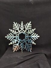 Vintage F. B. Rogers Silver Plated Snowflake Trivet picture