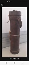 Rare British  Royal Carriage Department Leather Shell Carrier Military WW II  picture
