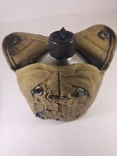 Vintage 1944 US Military WWII WW2 U.S. G.P. & F. CO Steel Canteen w/Gates Cover picture