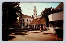 Cape Cod MA-Massachusetts, Street Scene At Provincetown, Vintage c1969 Postcard picture