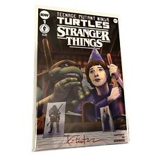 TMNT Stranger Things 1 Cover D Signed By Kevin Eastman picture