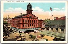 1926 Faneuil Hall Boston Massachusetts MA Buildings Street View Posted Postcard picture