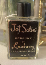 Loubarry of Paris JET SATIN Vintage Perfume 1 Fl .oz Full Rare picture