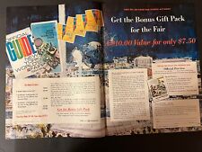 Vtg Mag Official Guide to NY 1964/65 World's Fair Ad with Order Form picture