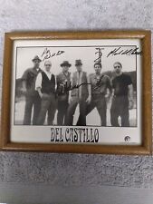 DEL CASTILLO MUSIC GROUP SIGHTED PHOTO FRAMED picture