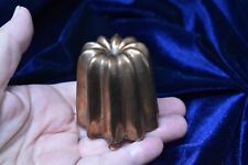 Antique Individual Miniature Copper Tin Lined  Jelly Mold English or French 19th picture