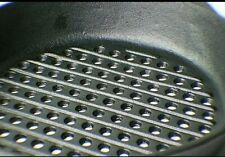 NEW Parini Grill Masters 10.25” Cast Iron Skillet Holes Outdoor Grill picture