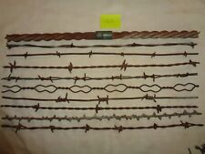Antique Barbed Wire, 10 DIFFERENT PIECES,  bundle #22 picture