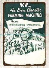 1948 Ferguson Tractor Farm Machine Country Farm House metal tin sign wall poster picture