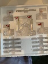 Dept 56 Village Accessories Ice Crystal Gate and Walls, Set of 14, 56.56716 NIB picture
