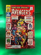 The Avengers King Size Special ANNUAL  #1 1967 FINE- NO REPRINTS picture