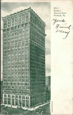Postcard Famers National Bank Pittsburg Pa 1908 Undivided Back picture