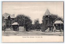 c1905s Portland Place Entrance Exterior St. Louis Missouri MO Unposted Postcard picture