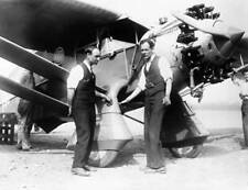 American Aviators Lewis Yancey and Roger Williams are getting read - Old Photo picture