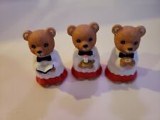 3 pc. HOMCO Christmas Choir Bears (B7) picture