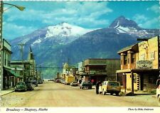 Vintage Postcard 4x6- Broadway - Skagway, Alaska picture