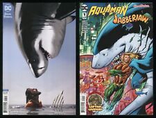 Aquaman Jabberjaw Comic + Variant Great White Shark Jaws Opening Captain Caveman picture