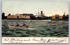 eStampsNet - Cunard Wharf Boston Fishing Boat 1907 Postcard picture