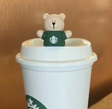 Starbucks Stopper for Reusable Cup Europe Bearista Bear Cute  NEW From Cyprus picture