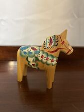 VINTAGE SMALL HAND PAINTED CARVED HORSE ACTA DALAHEMSLOJD NILS OLSSON SWEEDN picture