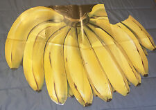 Auth VTG Bananas Poster Standard Fruit Steamship Co Grocery Display Ad Sign Prop picture