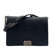 (MSRP: $7300) Chanel Large Quilted Leather Le Boy Bag SEE PICTURES picture