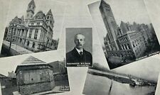 Multi-View Postcard Pittsburgh PA - c1900s City Scenes with Postmaster Davis picture