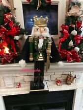SAINT PATRICK’S DAY OR Christmas REGAL Soldier King Nutcracker  Home Decor  14” picture