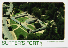 Sutter's Fort Sacramento California Aerial c1970's picture