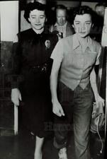 1953 Press Photo Actress Gail Russell with Female Police Officer - hpp32473 picture