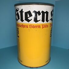 Vintage large 9 inch 3.8 liter= 1 gallon Stern Pils German Beer can picture