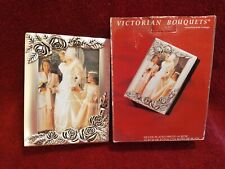 Victorian Bouquets Silver Plated 4X6 Photo Frame Album By Godinger picture