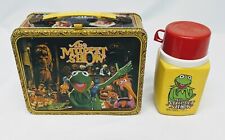Vintage 1978 The Muppet Show Metal Lunchbox With Original Thermos Kermit, Piggy picture