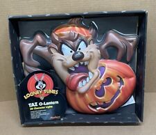 Vtg Looney Tunes Tazmanian Devil 3D Taz-O-Lantern Halloween Decor 1997 Taz RARE picture