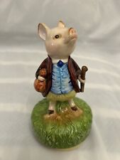 Vintage Beatrix Potter Mr. Pigling Musical Figurine P. Warne & Co. picture