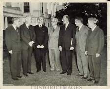 1946 Press Photo President Truman & members of the Atomic Energy Commission, DC picture