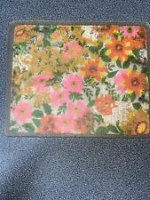 VTG 1960-70s Retro Cutting Board With Textured Surface, 11” x9”, & Cork Backing picture