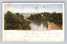 Duluth MI-Michigan, Mouth Lester River, Fish Hatcheries, Vintage Postcard picture