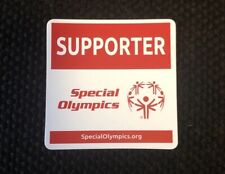BRAND NEW SPECIAL OLYMPICS SUPPORTER MAGNET 2 1/2” x 2 1/2”  picture