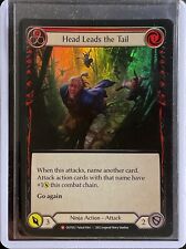 Flesh and Blood - FaB: Head Leads the Tail (red) - Rainbow Foil - OUT052 picture