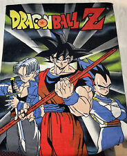Vintage 2000 Dragon Ball Z Anime 00s Beach Towel Funimation Goku Vegeta Trunks picture