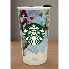 Starbucks Watercolor World Map Artist Shelby Kregel Travel Tumbler Mug 12oz picture