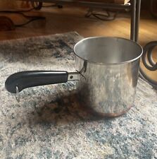 Vintage Revere Ware 2Q Saucepan with Pour Spout Stainless Steel picture