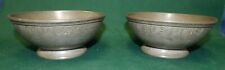 Two 19th Century British Naval HMS Ajax Pewter Mess Bowls   #6 picture