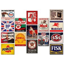 Vintage Auto Motorcycle Oil Gasoline Posters Retro Garage Gas Oil Posters Oil... picture