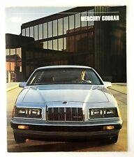 1984 Mercury Cougar Showroom Sales Booklet Dealership Catalog Auto Car Brochure picture
